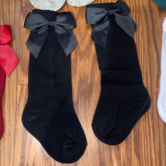 6 pairs baby bow knee high 0-6 months - Picture 10 of 13